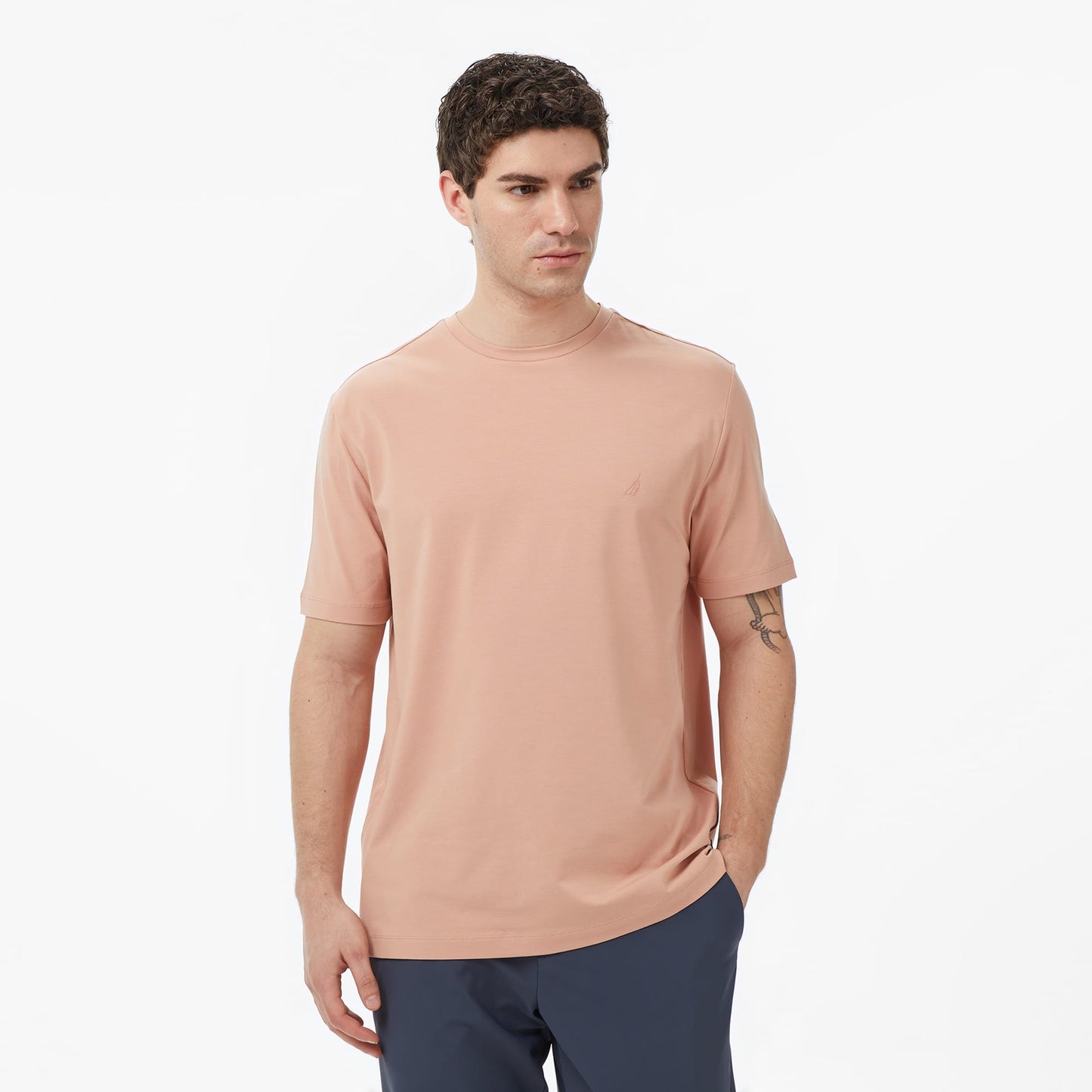Nautica Erkek Turuncu Regular Fit T-shirt