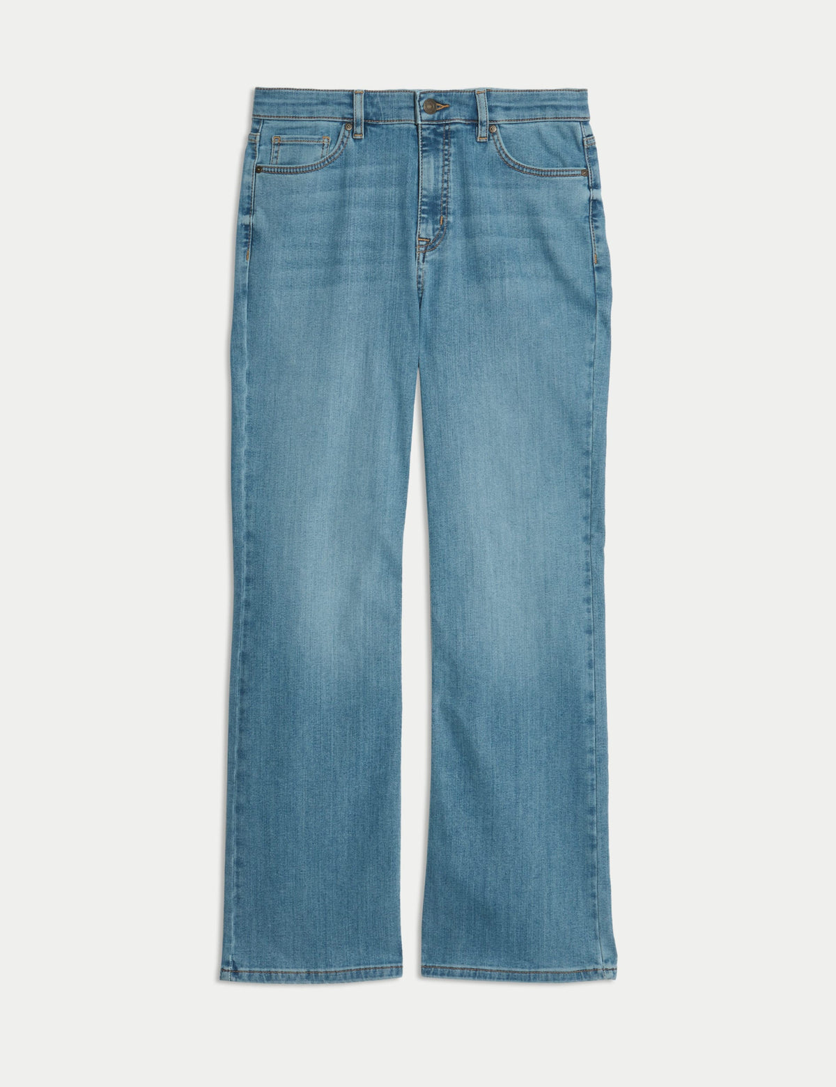 Lyocell Karışımlı Yüksek Bel Flared Jeans