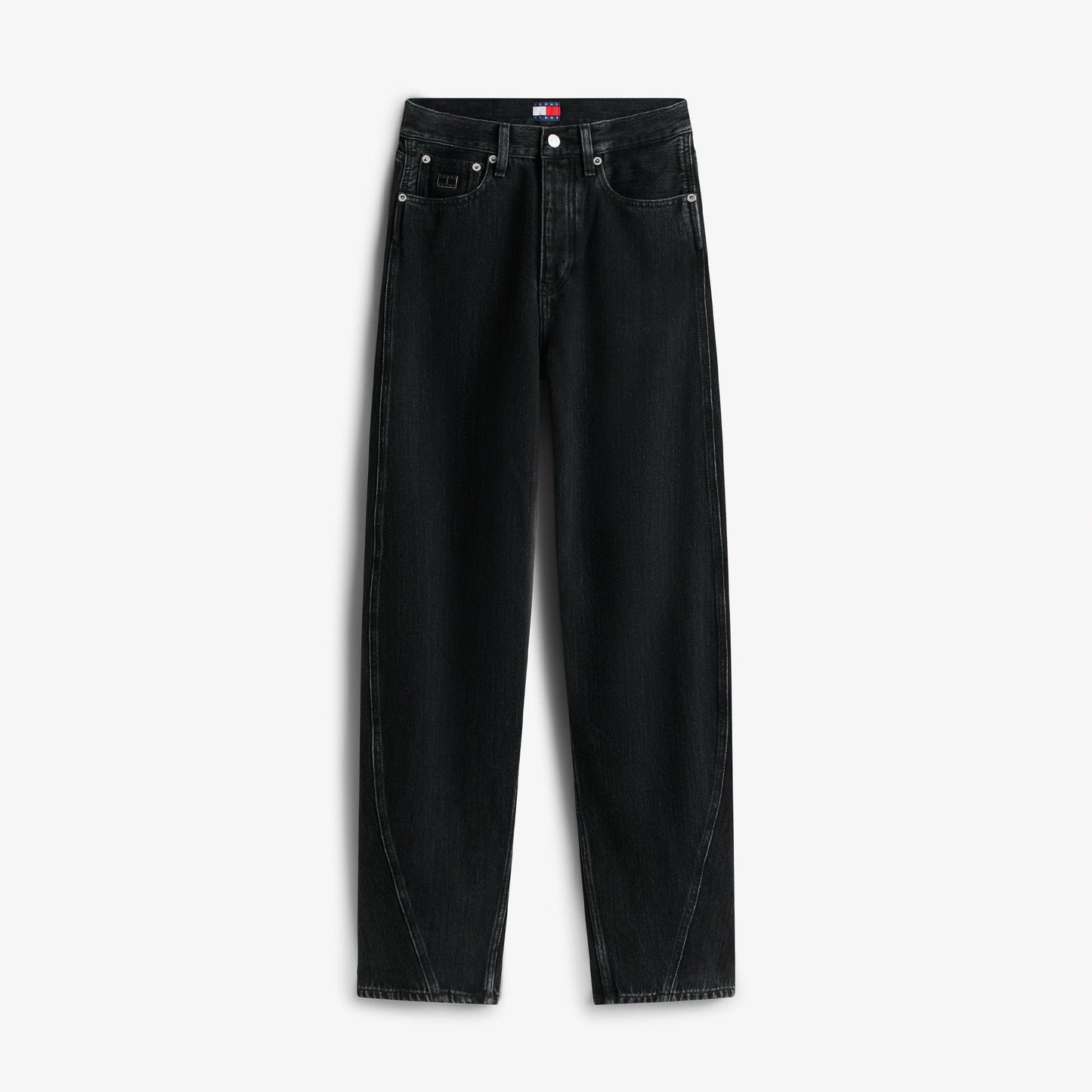 Tommy Hilfiger Mid Rise Barrel Kadın Mavi Pantolon