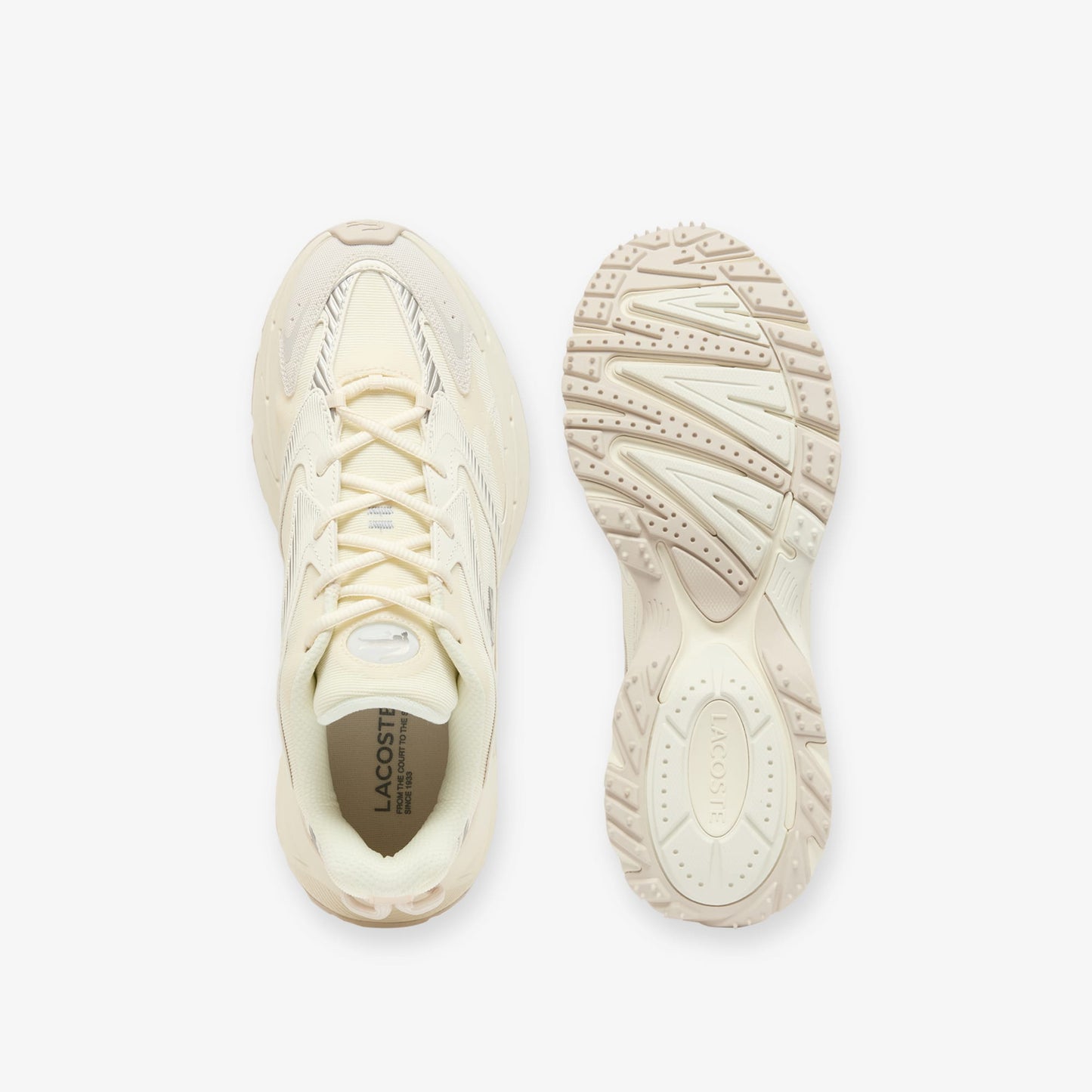 Lacoste L003 Neo Shot Kadın Krem Spor Ayakkabı