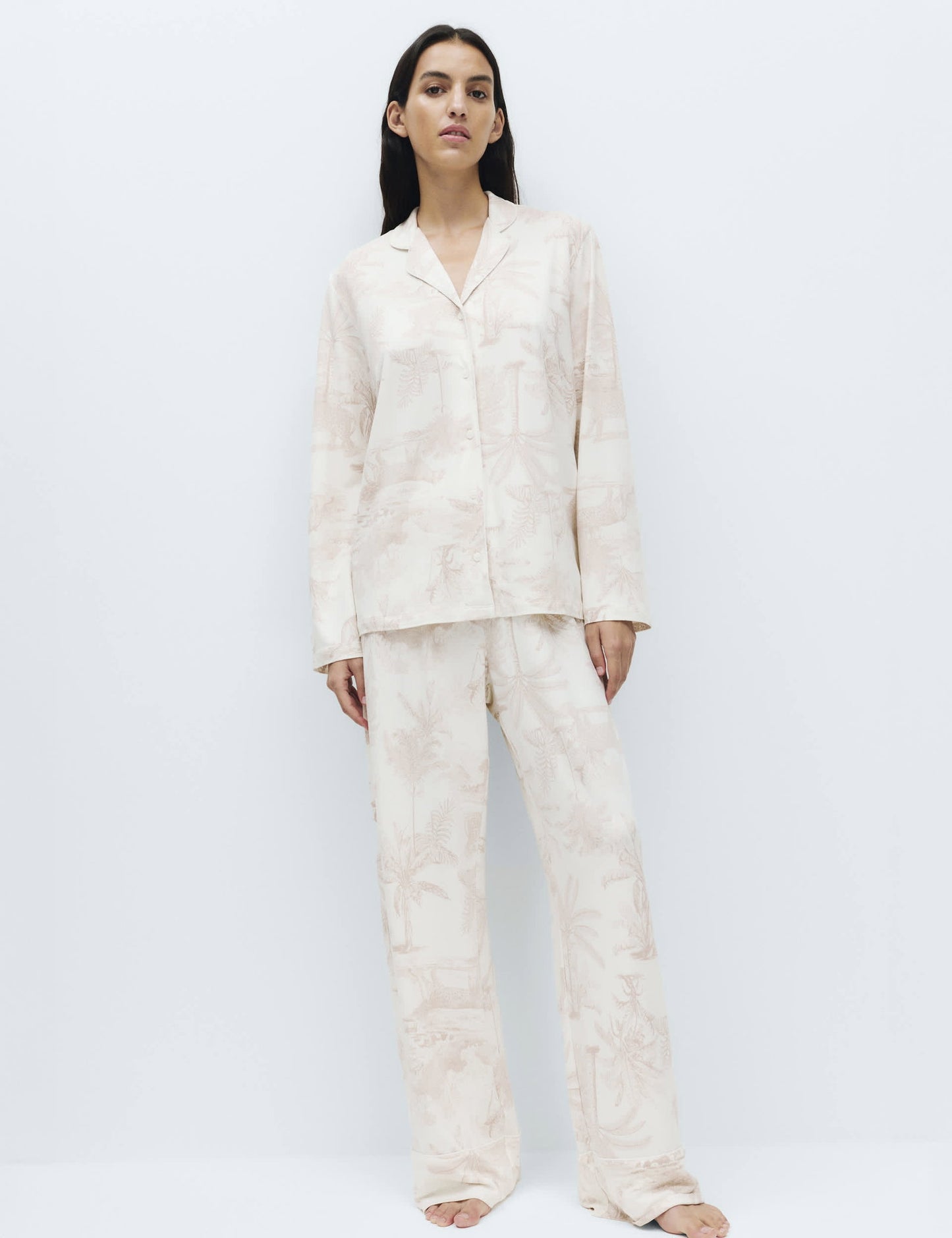 Soft Touch Desenli Pijama Takımı