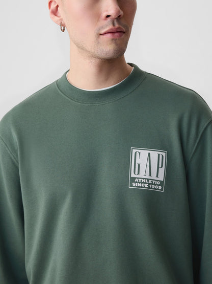 Yeşil Gap Logo Oversize Sweatshirt