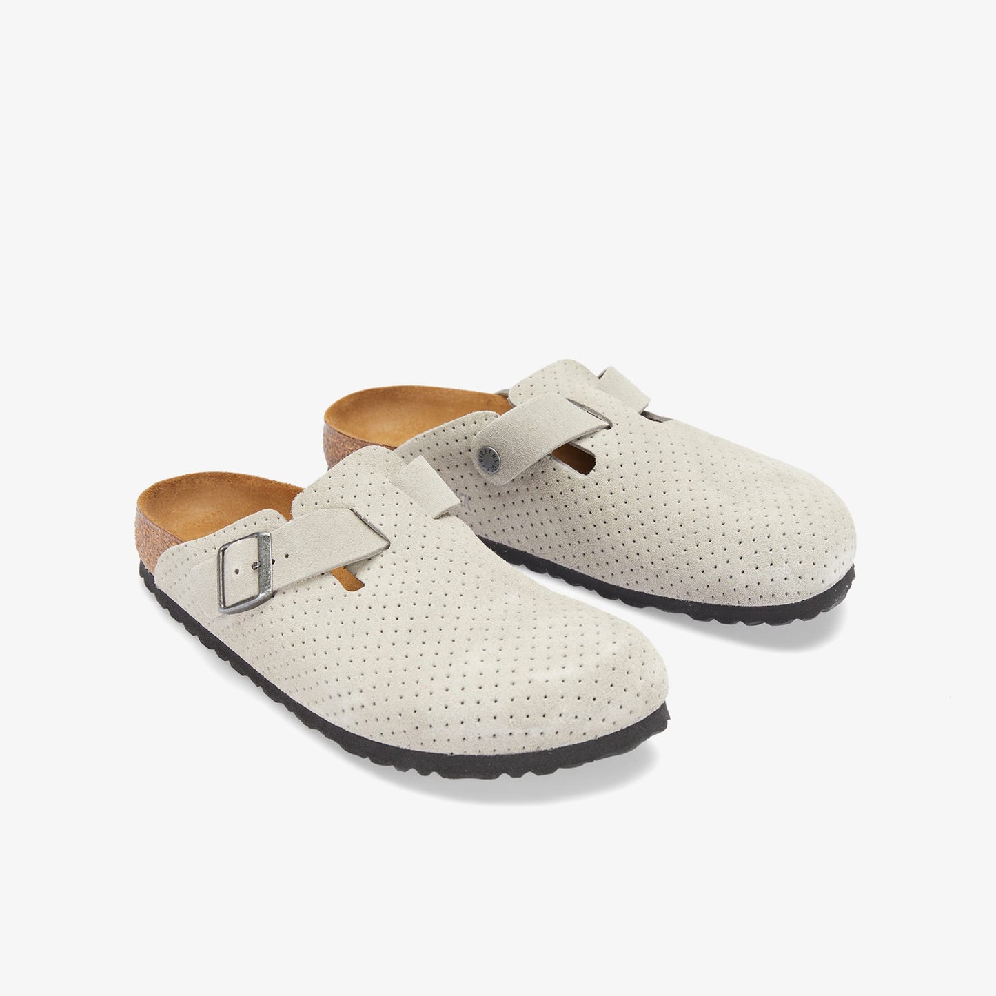 Birkenstock Boston Vl Dotted Erkek Gri Terlik