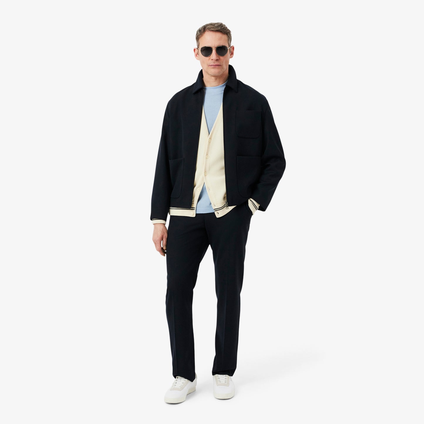 Lacoste Classic Fit Erkek Mavi T-shirt