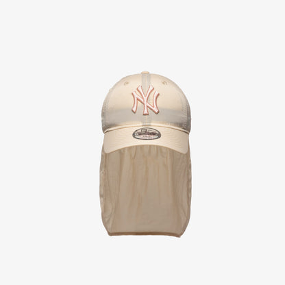 New Era Mlb League Essentials New York Yankees Sun Shield Çocuk Bej Şapka