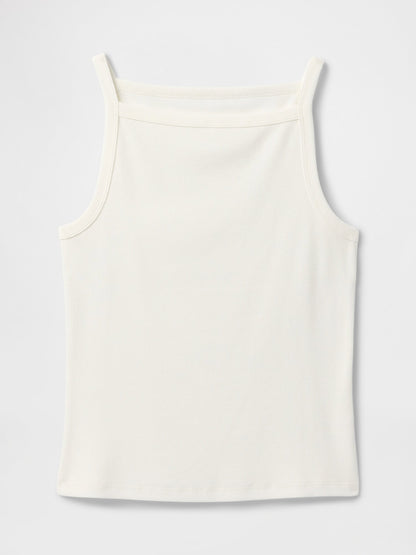 Beyaz Halter Yaka Modern Atlet