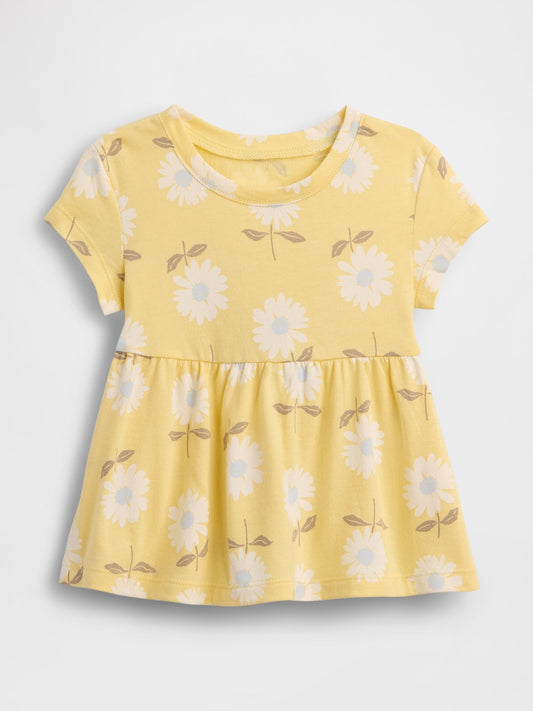Sarı Mix & Match Babydoll Tunik Elbise