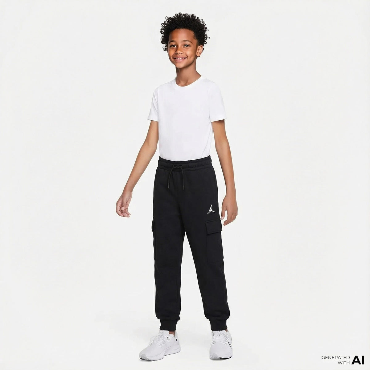 Jordan Brooklyn Fleece Çocuk Siyah Eşofman Altı
