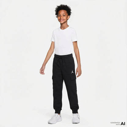 Jordan Brooklyn Fleece Çocuk Siyah Eşofman Altı