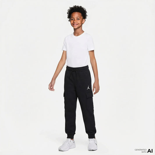 Jordan Brooklyn Fleece Çocuk Siyah Eşofman Altı