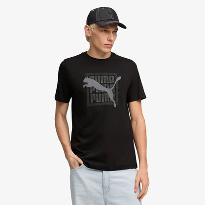 Puma Graphic Erkek Siyah T-shirt