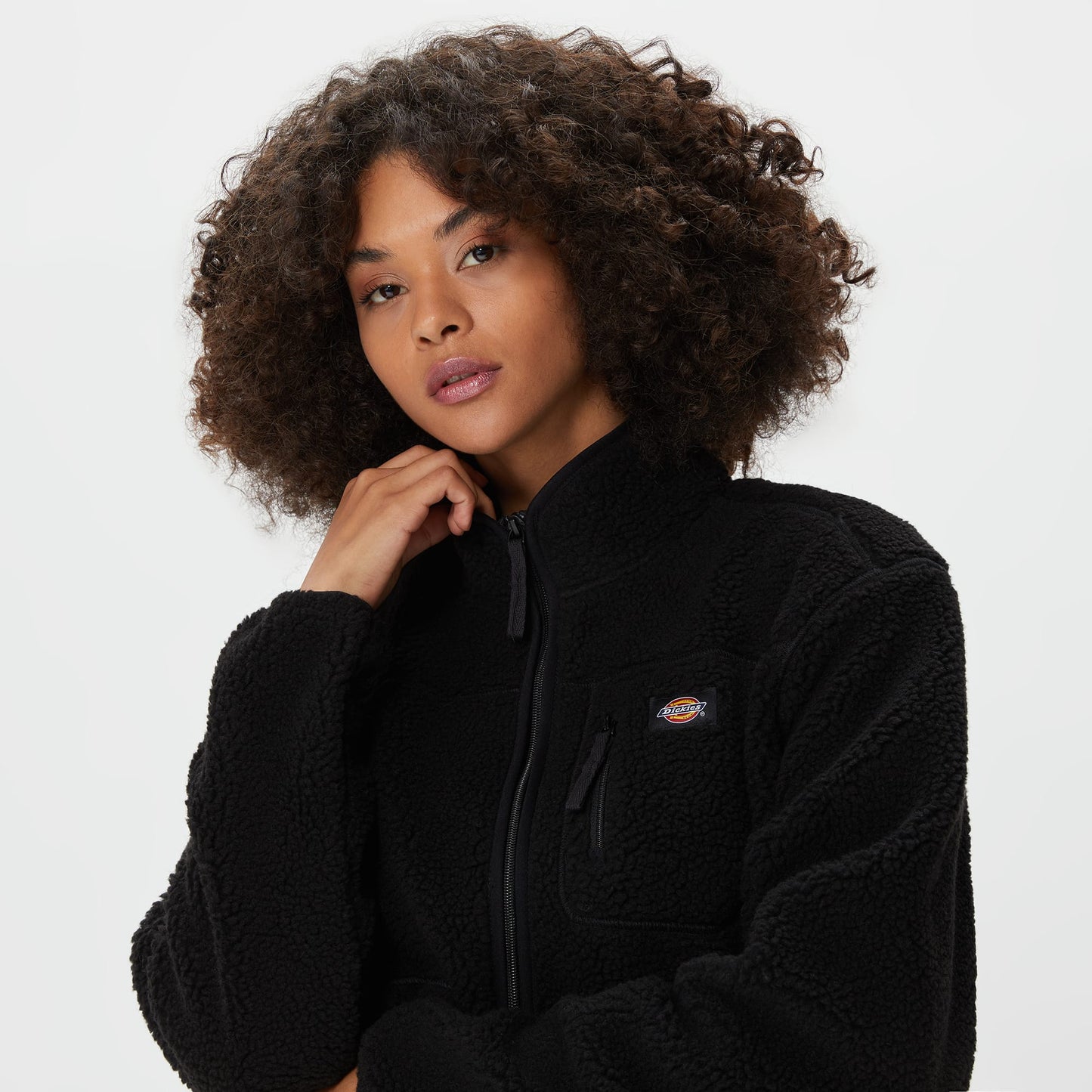 Dickies Mount Hope Fleece Kadın Siyah Ceket