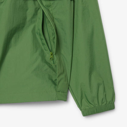 Lacoste Erkek Kapüşonlu Yeşil Yağmurluk