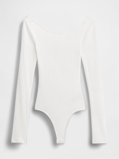 Beyaz Gapstudio Pointelle Bodysuit