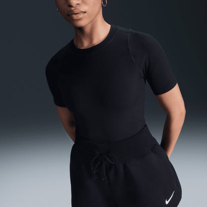 Nike Sportswear Phoenix Fleece Yüksek Belli Bol Kadın Siyah Şort