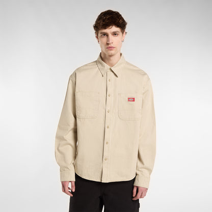 Dickies Hickory Work Erkek Bej Gömlek