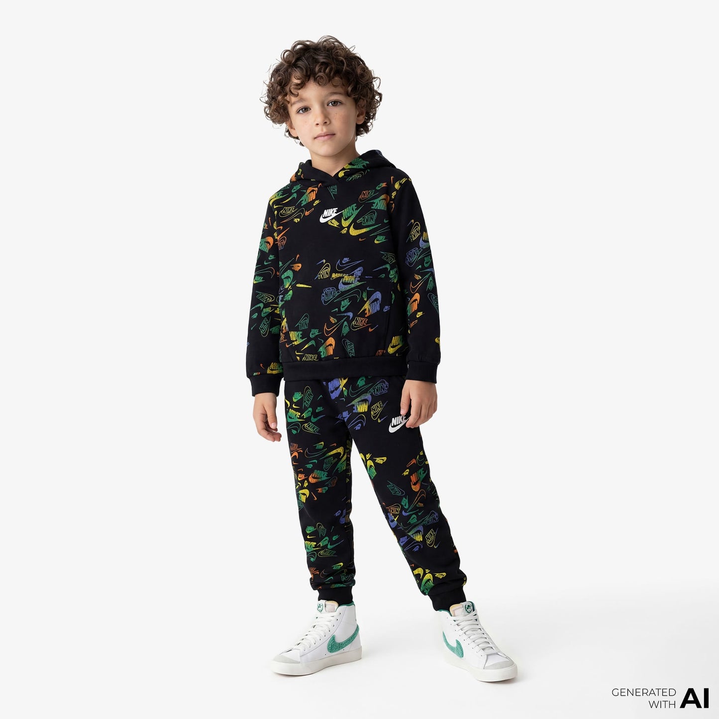 Nike Sportswear Reveal Çocuk Siyah Sweatshirt