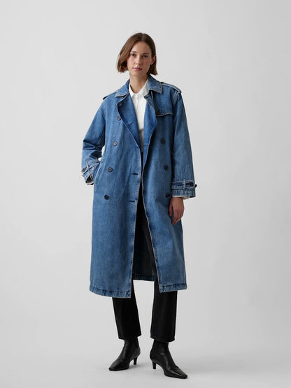 Mavi Longline Icon Denim Trençkot