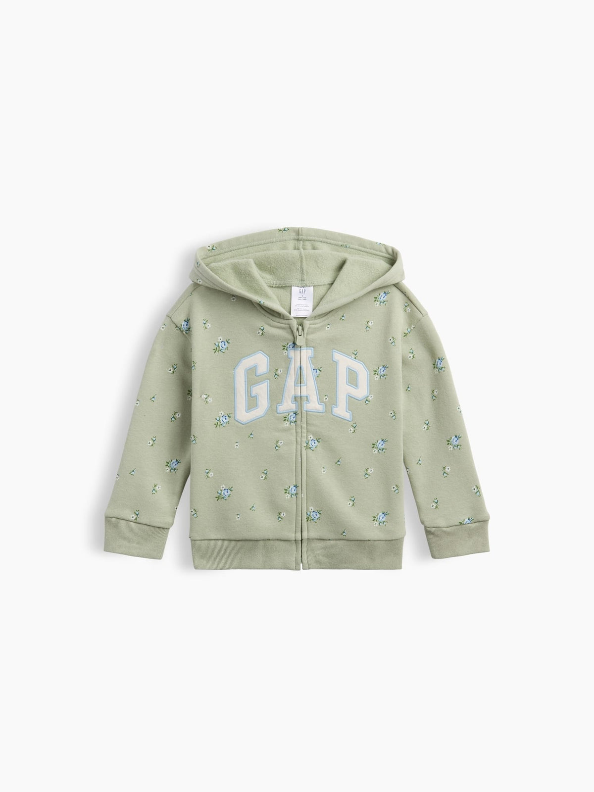 Açık Yeşil Relaxed Baskılı Logo Sweatshirt