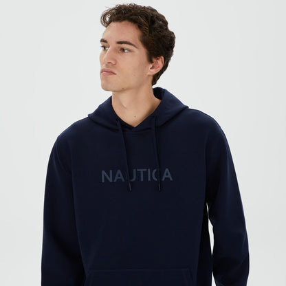 Nautica Erkek Lacivert Standart Fit Kapüşonlu Sweatshirt
