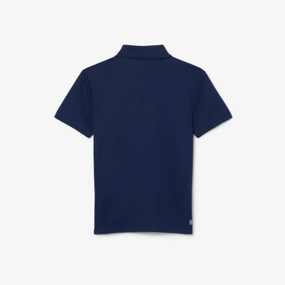 Lacoste Sport Çocuk Baskılı Lacivert Polo