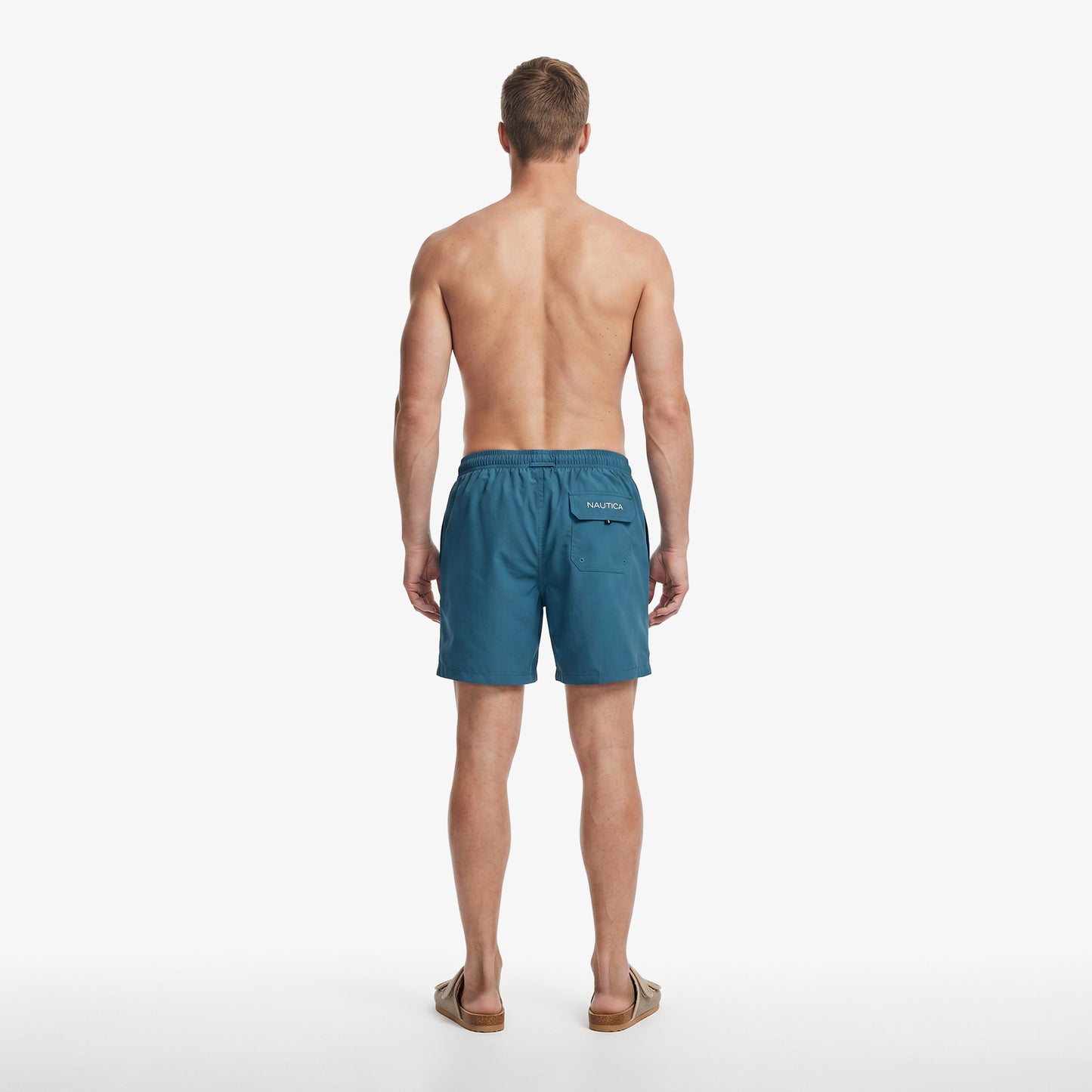 Nautica Regular Fit Erkek Mavi Deniz Şortu