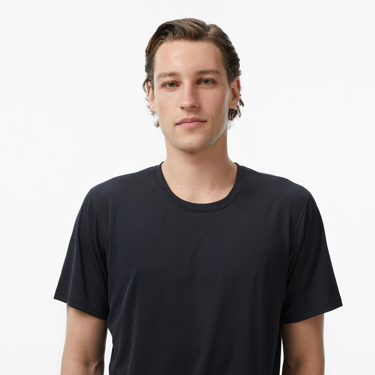 Brooks Dash Sleeve Erkek Siyah T-shirt