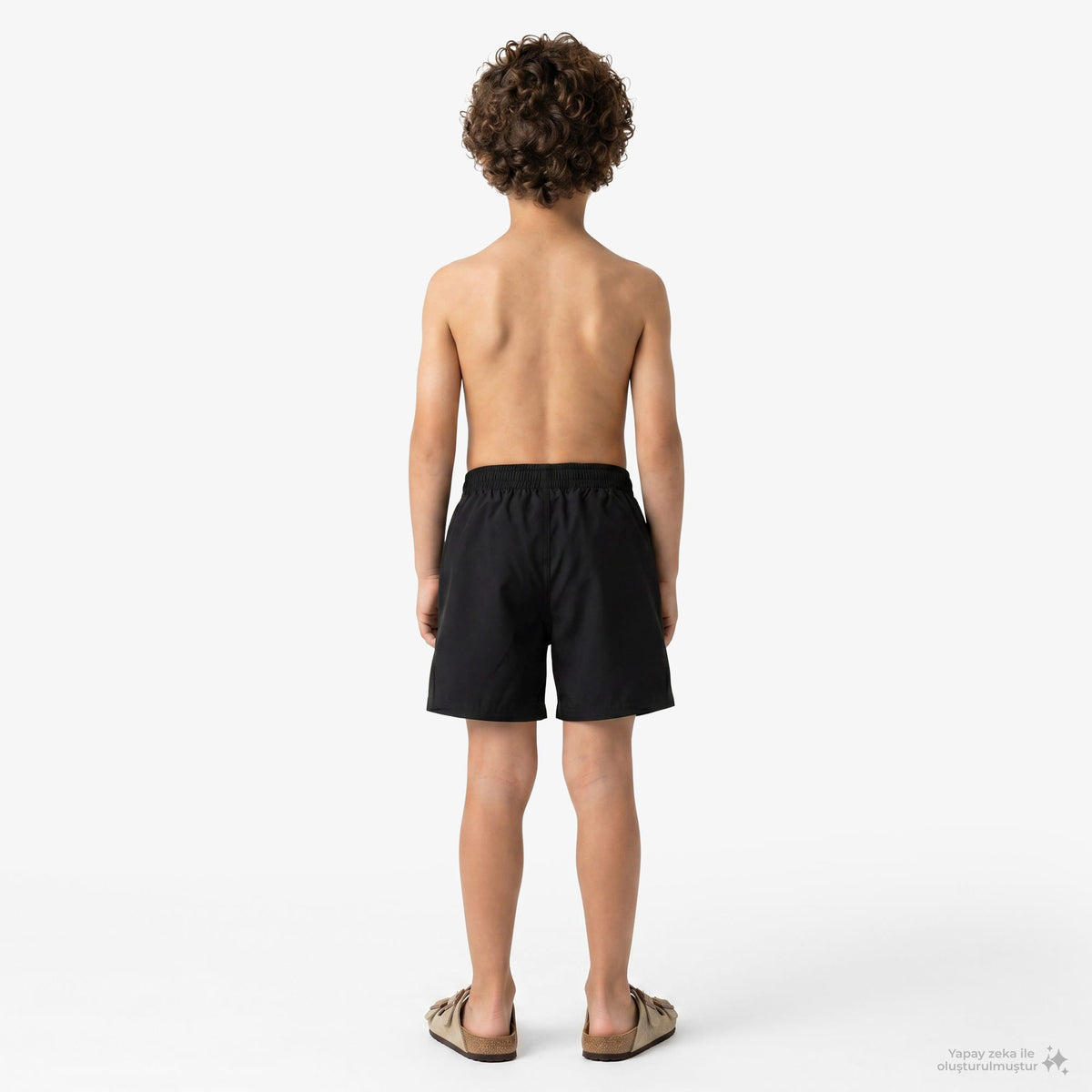 Nike Swim Breaker Solid Essential Çocuk Siyah Deniz Şortu