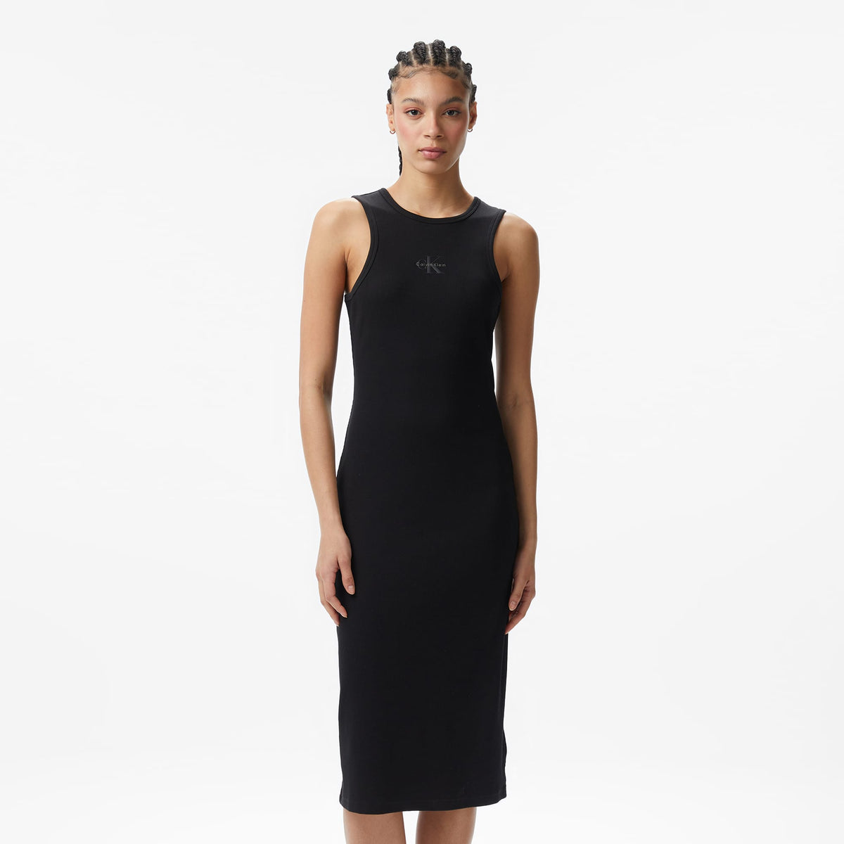 Calvin Klein Monologo 2x2 Baby Tank Kadın Siyah Elbise