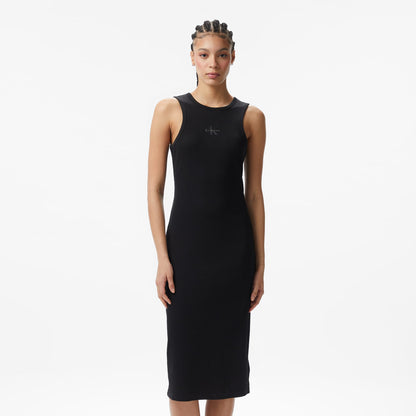 Calvin Klein Monologo 2x2 Baby Tank Kadın Siyah Elbise