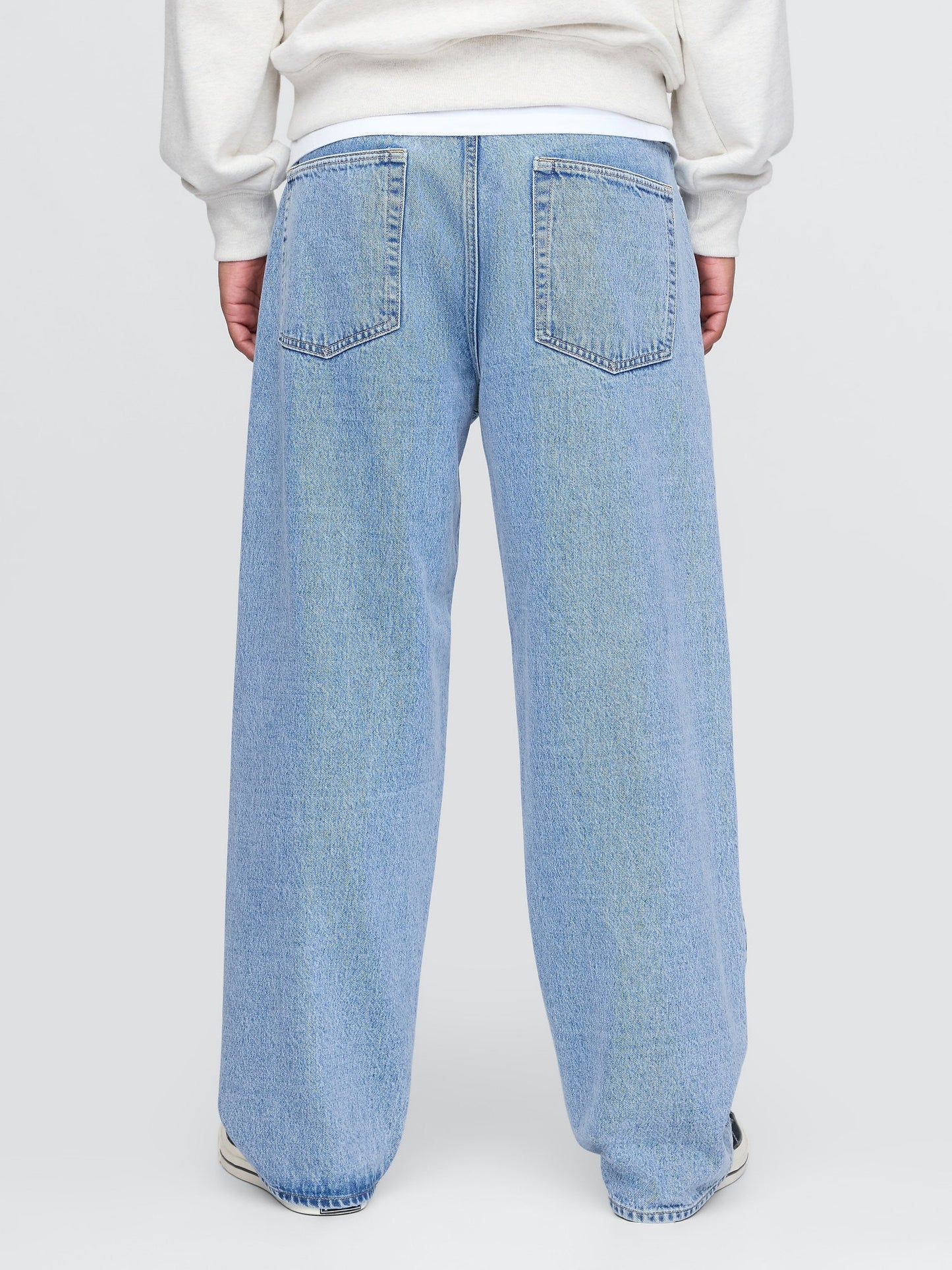 Açık Mavi Extra Baggy Jean Pantolon