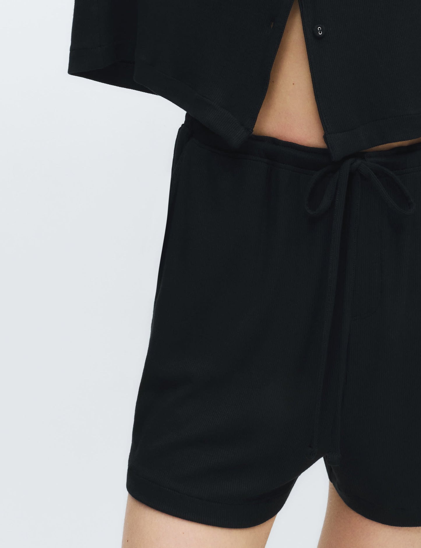 Viskon Şortlu Pijama Takımı