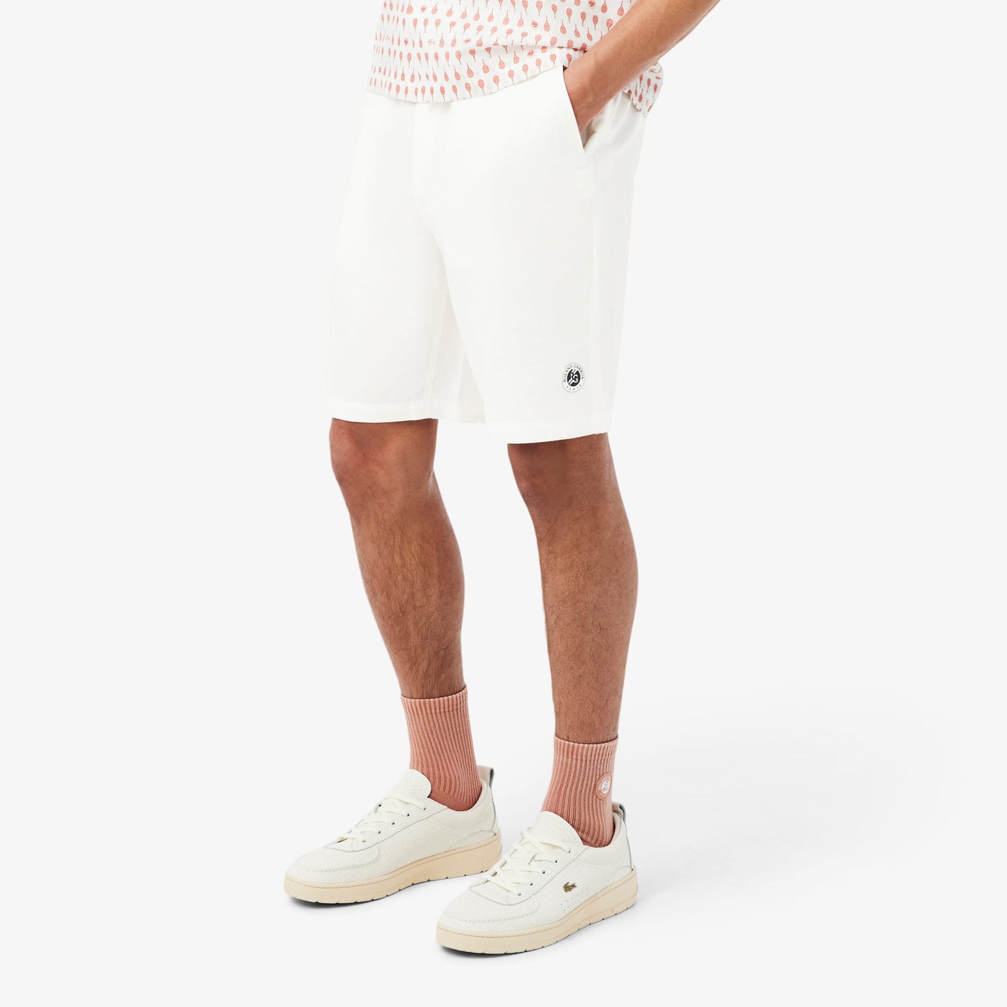 Lacoste Roland Garros Erkek Beyaz Şort