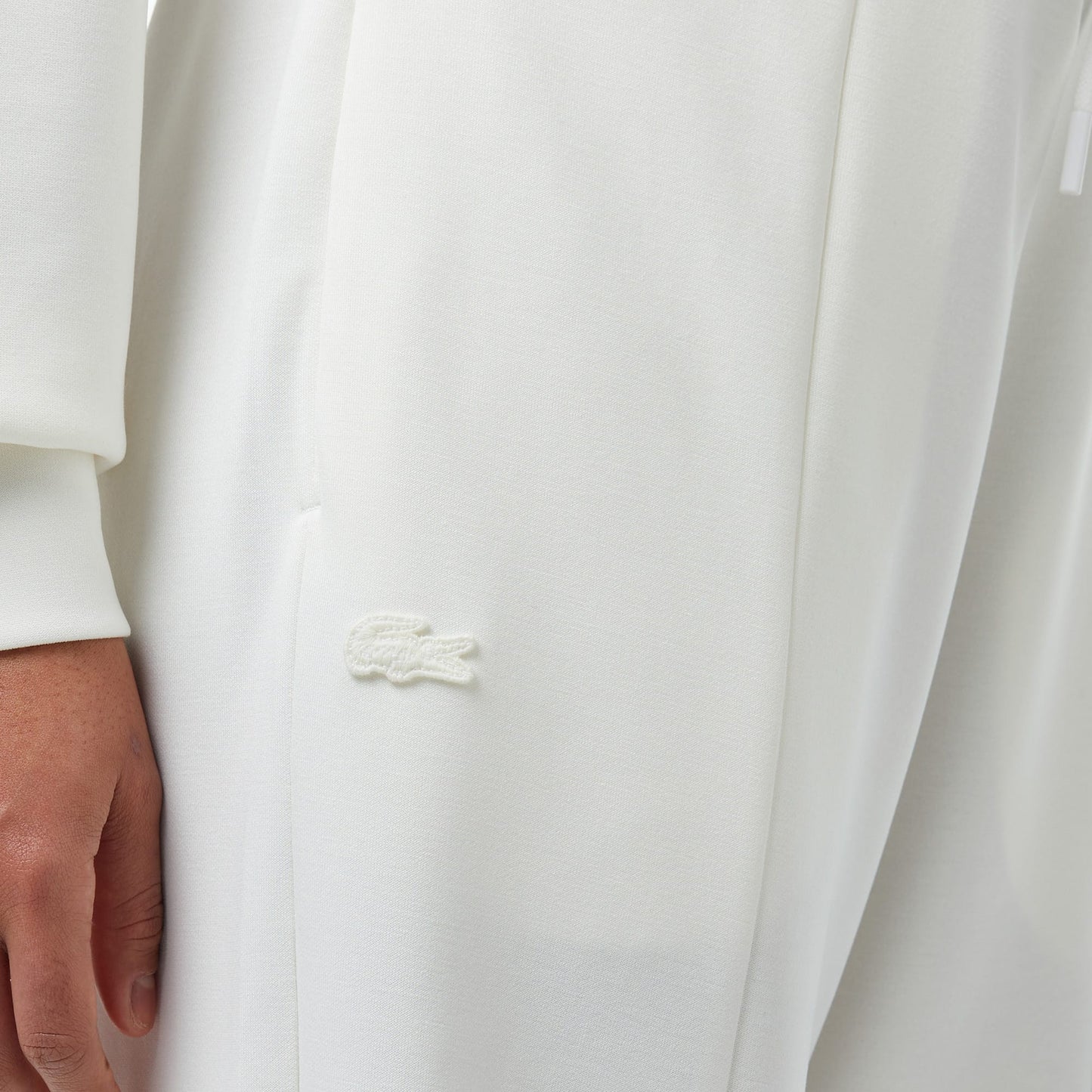 Lacoste Kadın Loose Fit Beyaz Eşofman Altı