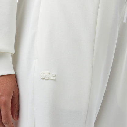 Lacoste Kadın Loose Fit Beyaz Eşofman Altı