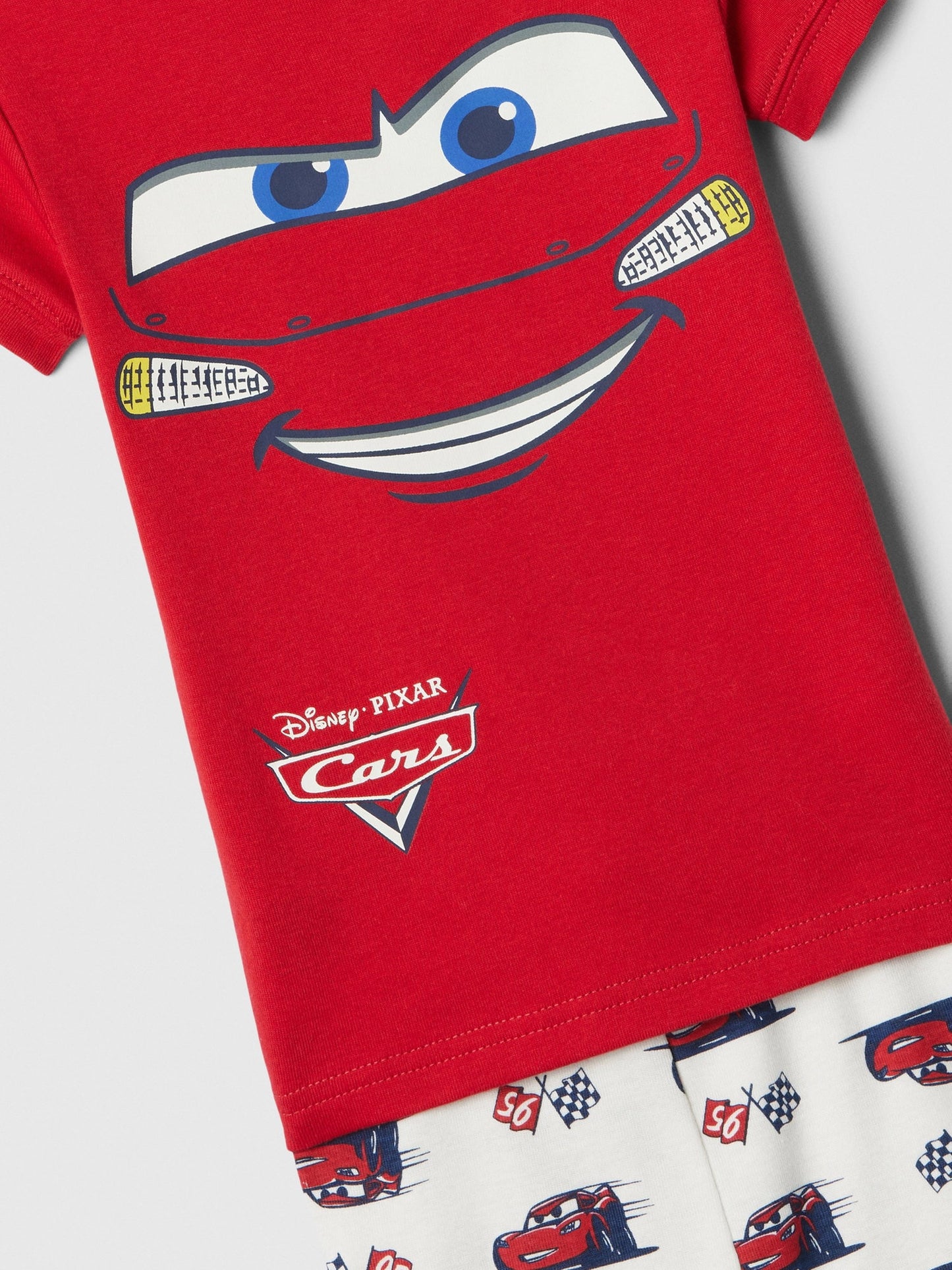 Kırmızı %100 Pamuk Disney Cars Grafikli Pijama Takımı