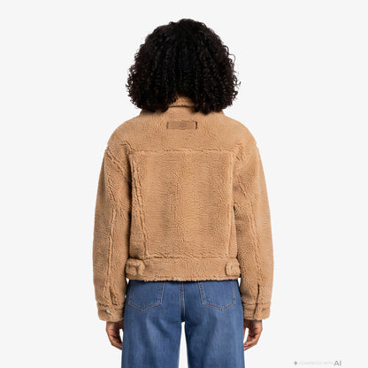 Ugg Frankie Short Trucker Kadın Kahverengi Ceket