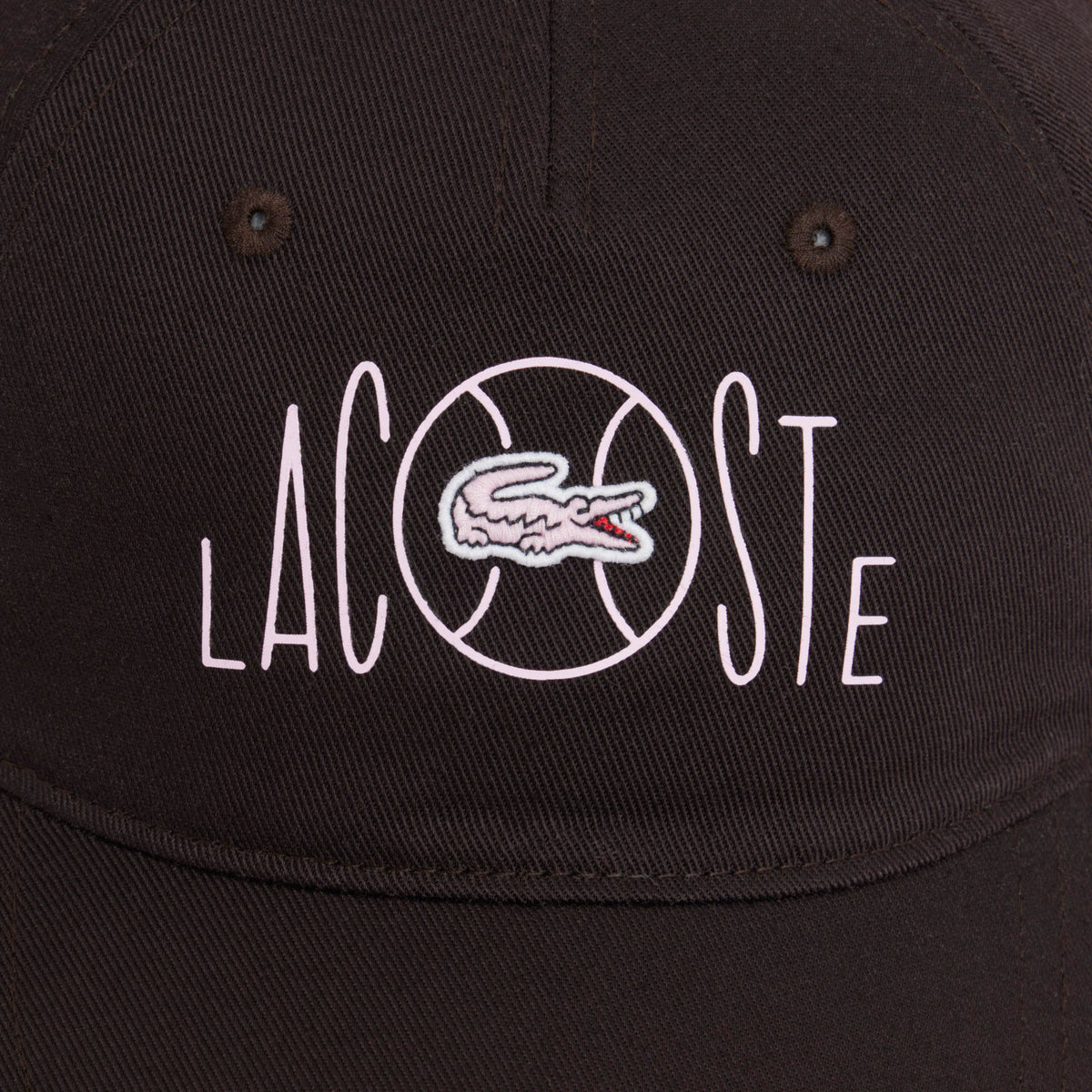 Lacoste Baskılı Unisex Kahverengi Şapka