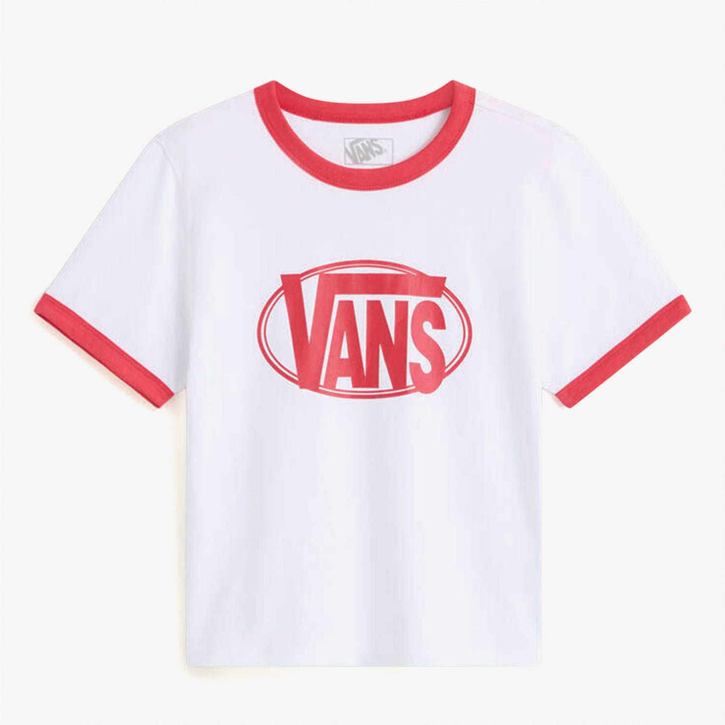 Vans Center Chest Ringer Kadın Beyaz T-shirt