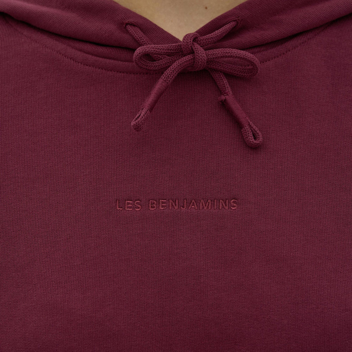 Les Benjamins Essential Kadın Bordo Hoodie