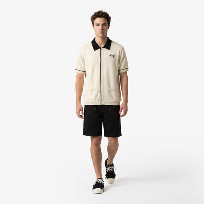 Huf Icaris Knit Top Erkek Bej Gömlek