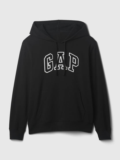 Siyah Gap Logo Havlu Kumaş Sweatshirt