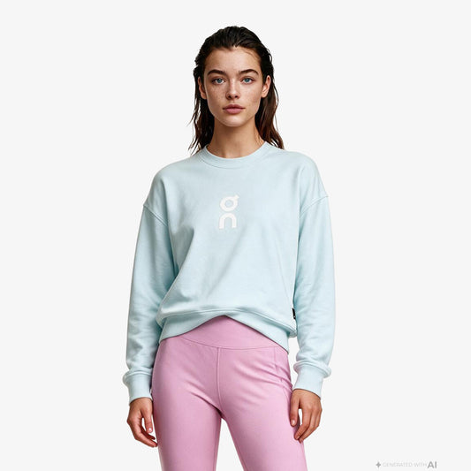 On Club Crew Kadın Mavi Sweatshirt