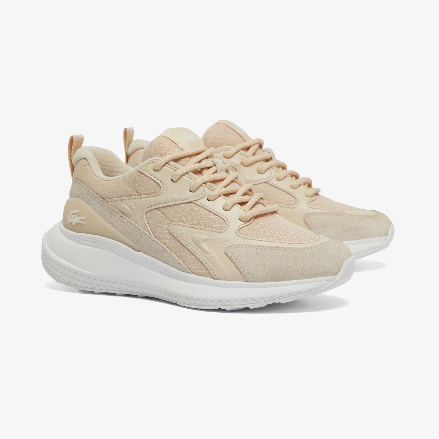 Lacoste L003 Evo Kadın Bej/beyaz Sneaker