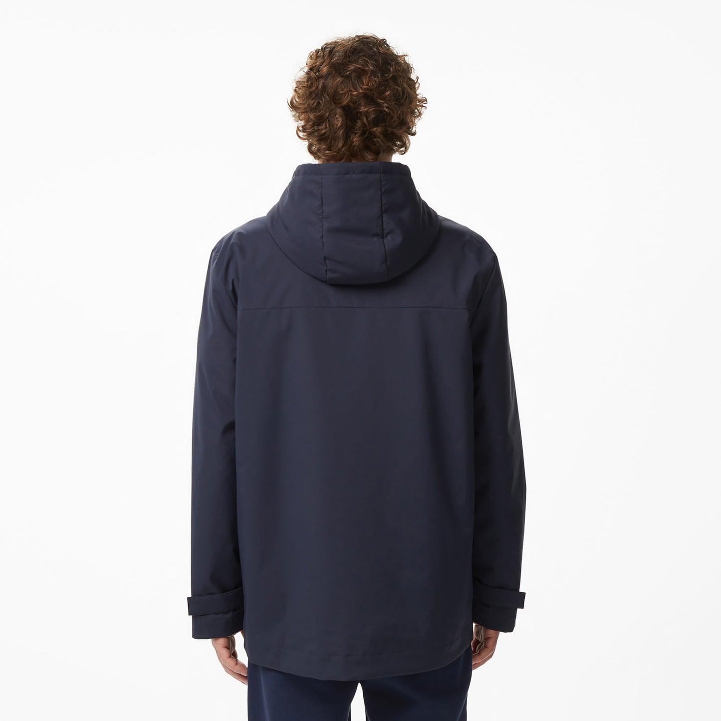 Lacoste Erkek Relaxed Fit Kapüşonlu Lacivert Mont