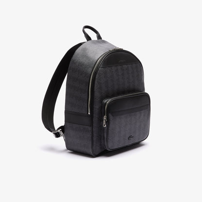 Lacoste The Blend Erkek Monogram Siyah Sırt Çantası