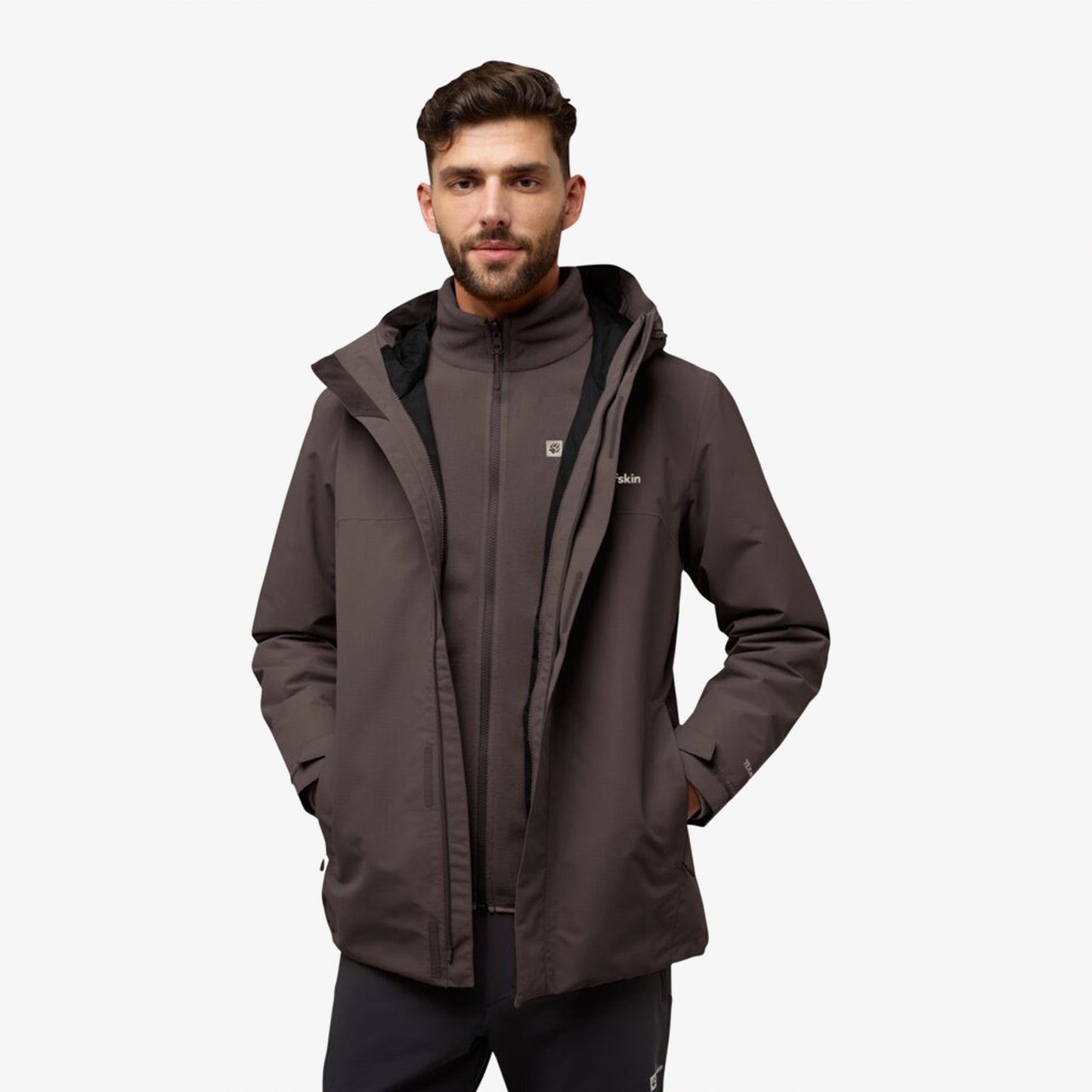 Jack Wolfskin Altenberg 3in1 Erkek Yeşil Ceket