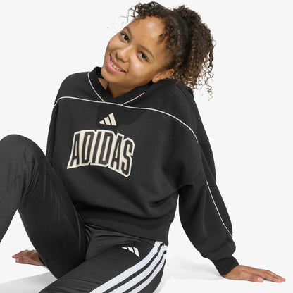 Adidas Stadium Çocuk Siyah Sweatshirt