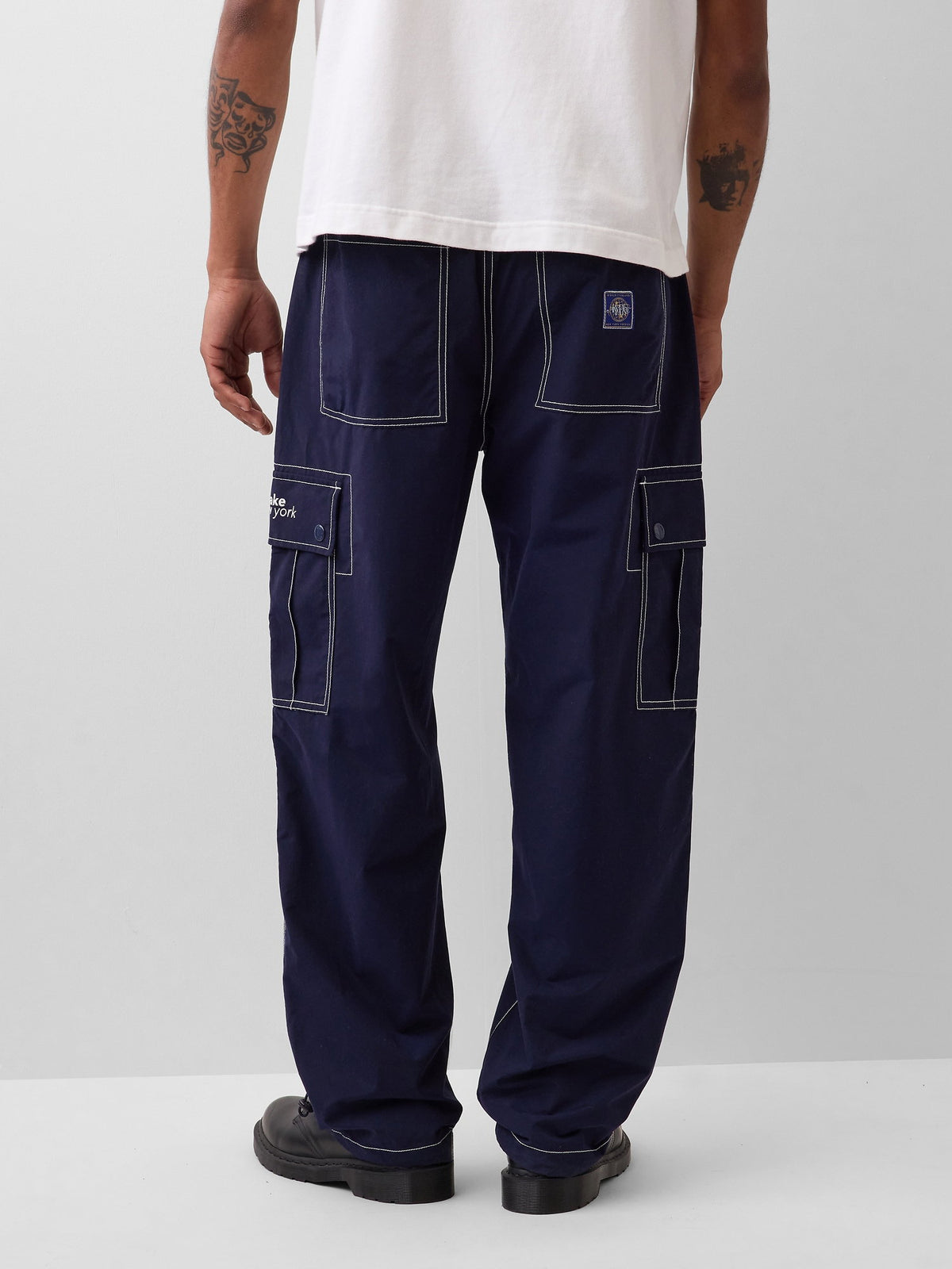 Lacivert Gap × Awake Ny Kargo Baggy Jogger Eşofman Altı