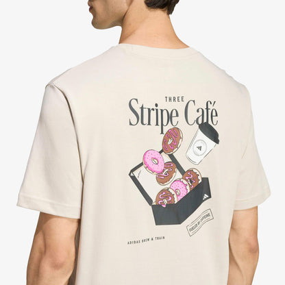 Adidas Donut Box Erkek Bej T-shirt